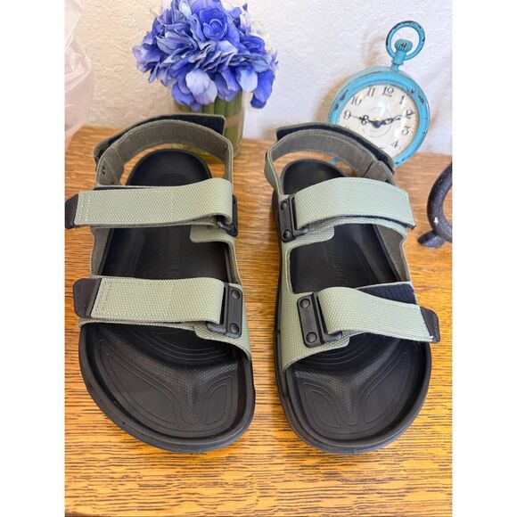 NEW Birkenstock Men’s Tatacoa Sandal In Futura Khaki Adjustable Strap Siz13 NIB main image 4